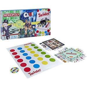 β‘οΈHasbro Gaming Family Triple Play Pack Monopoly Classic, CLUE and Twisterβ‘οΈ